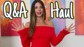 Answering Questions While Doing a Try On Haul!!